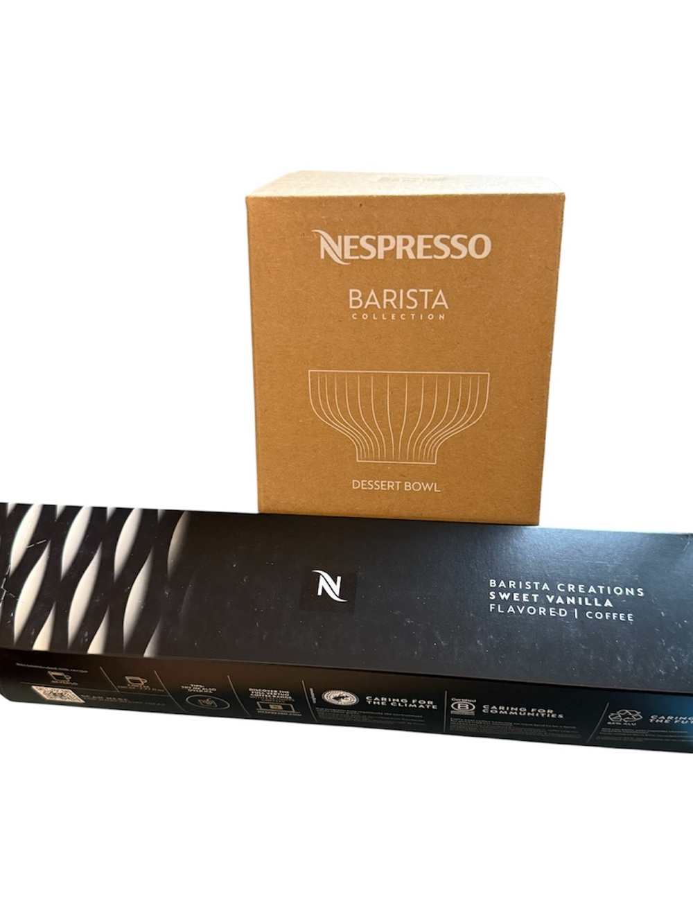 Nespresso Affogato Bowls (set of 2) & Vertuo Sweet Vanilla Coffee - Picture 5 of 6
